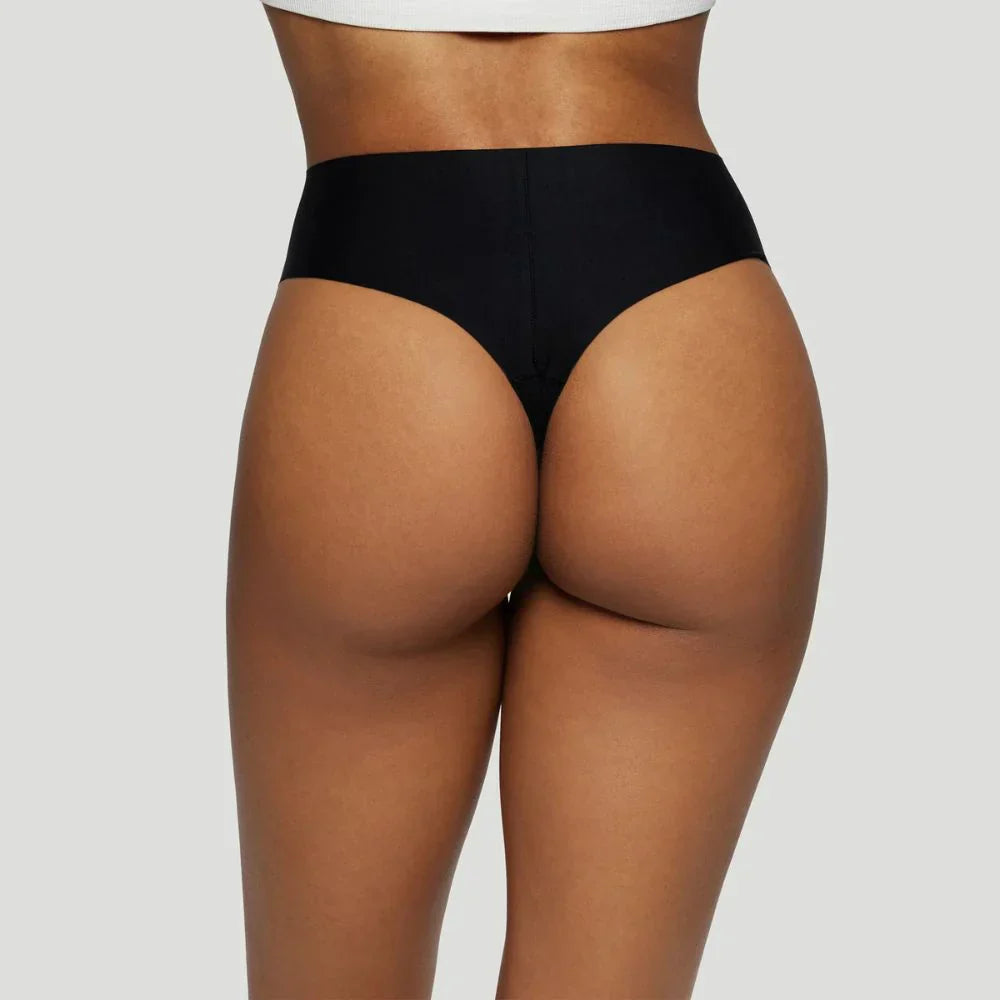 3-pak: Tangi High-Waist Black