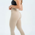 Legginsy 3D | Beżowy