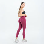 Legginsy 3D | Bordowy