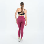 Legginsy 3D | Bordowy