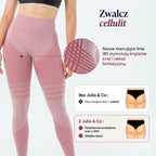 Legginsy 3D | Pastelowy Róż