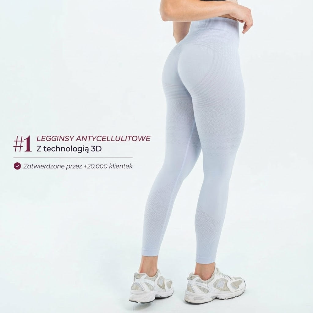 Legginsy 3D | Liliowy