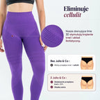 Legginsy 3D | Fioletowy